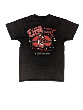 LiSA 2025 North America Tour "Another Great Day" Photo T-Shirt Size Medium